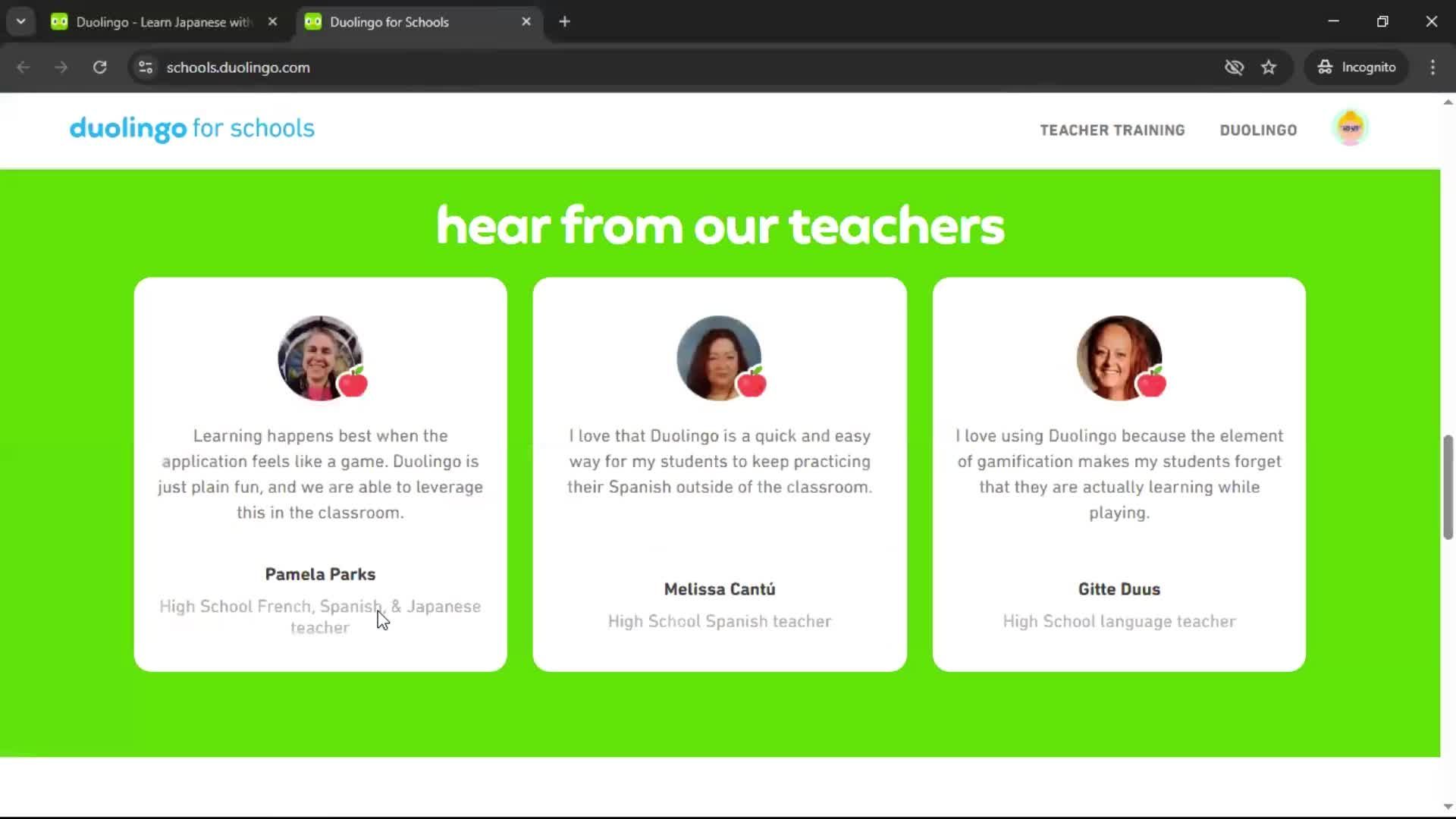 General browsing screenshot