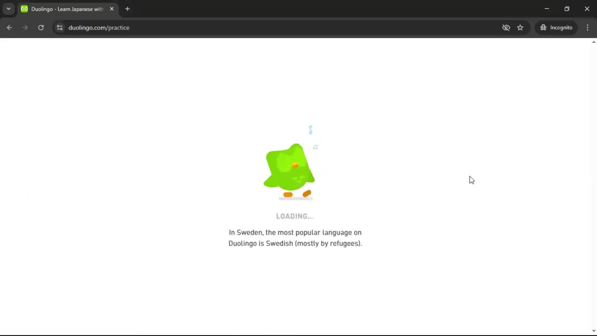 General browsing screenshot