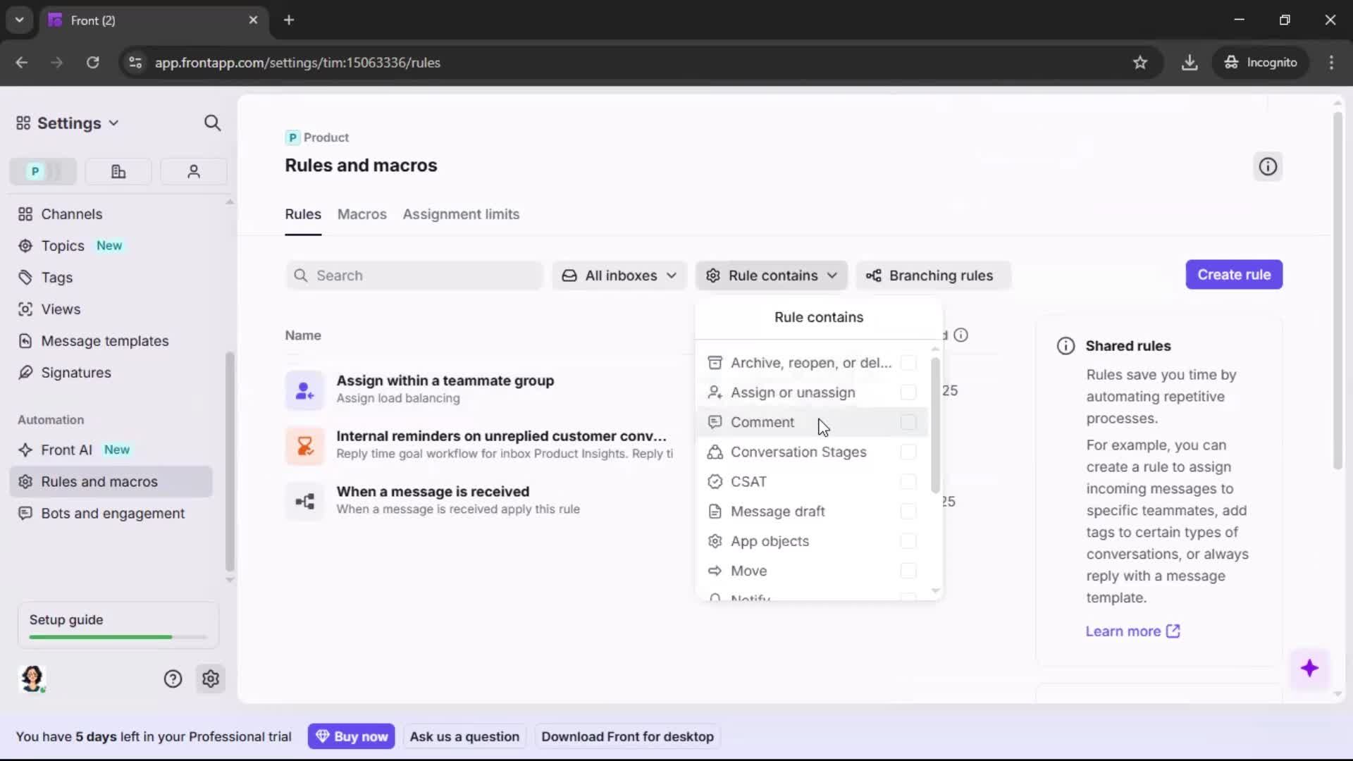 General browsing screenshot