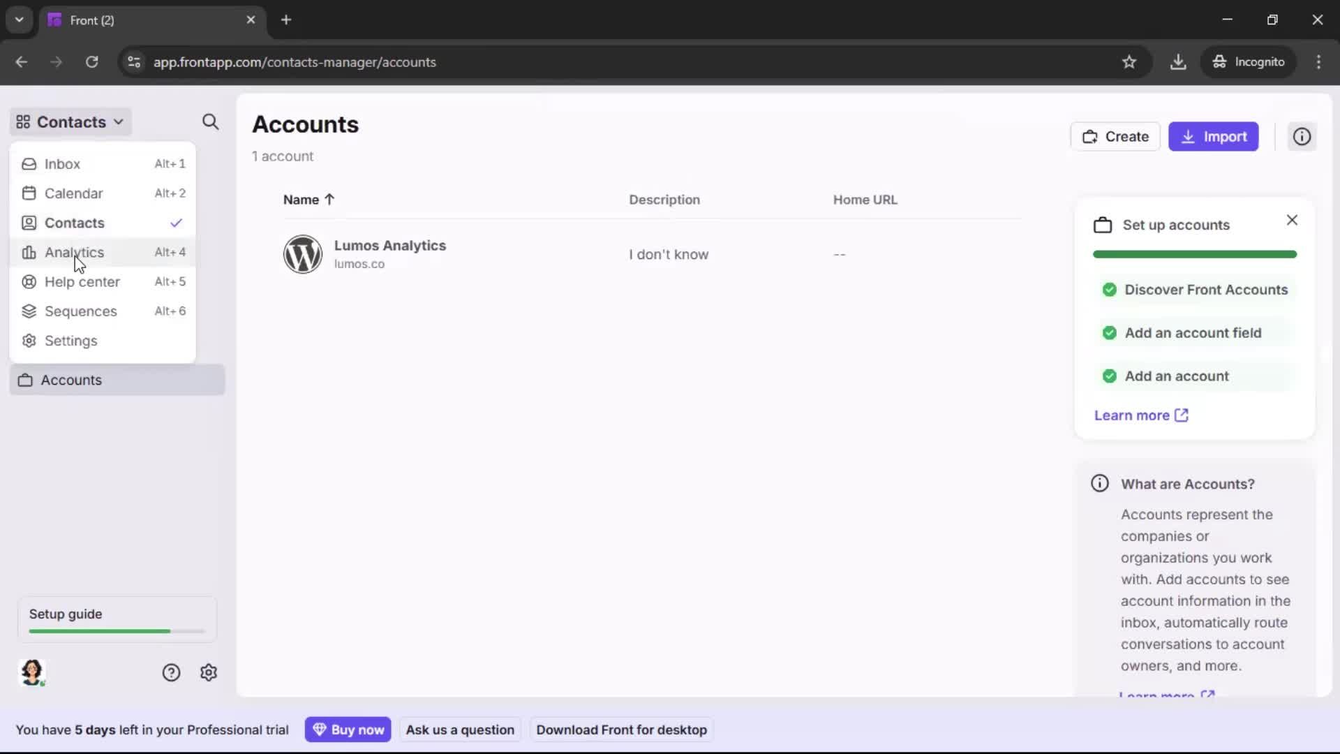 General browsing screenshot