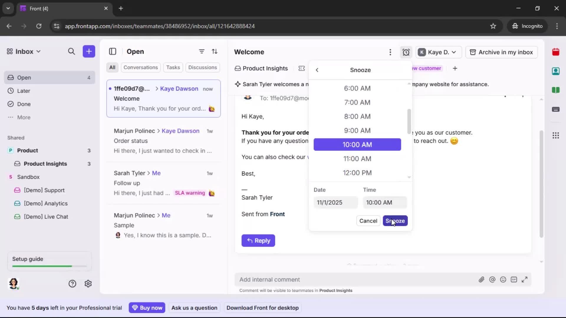 General browsing screenshot