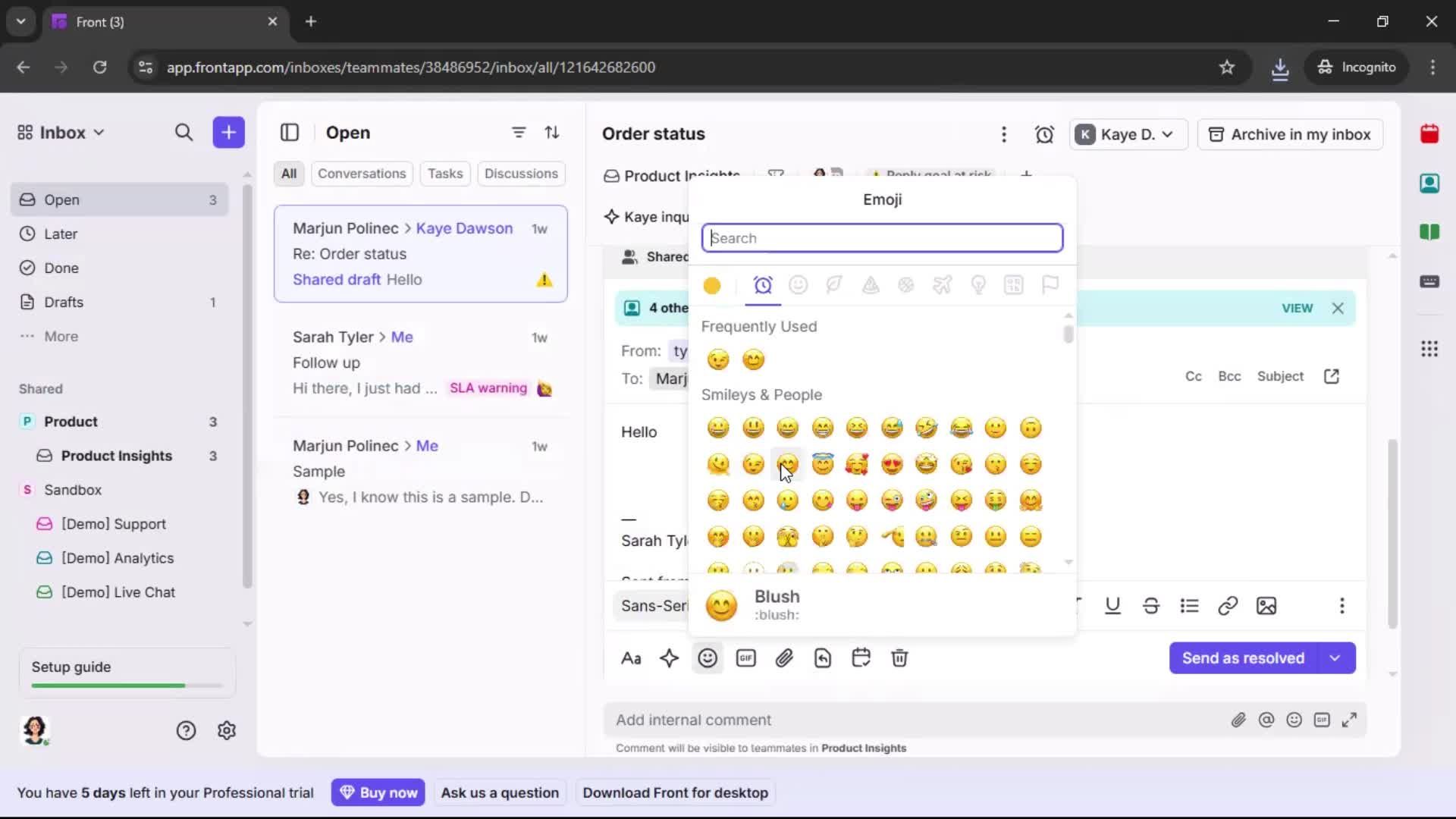General browsing screenshot