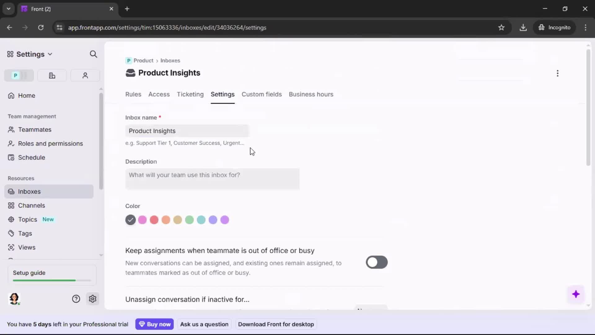 General browsing screenshot