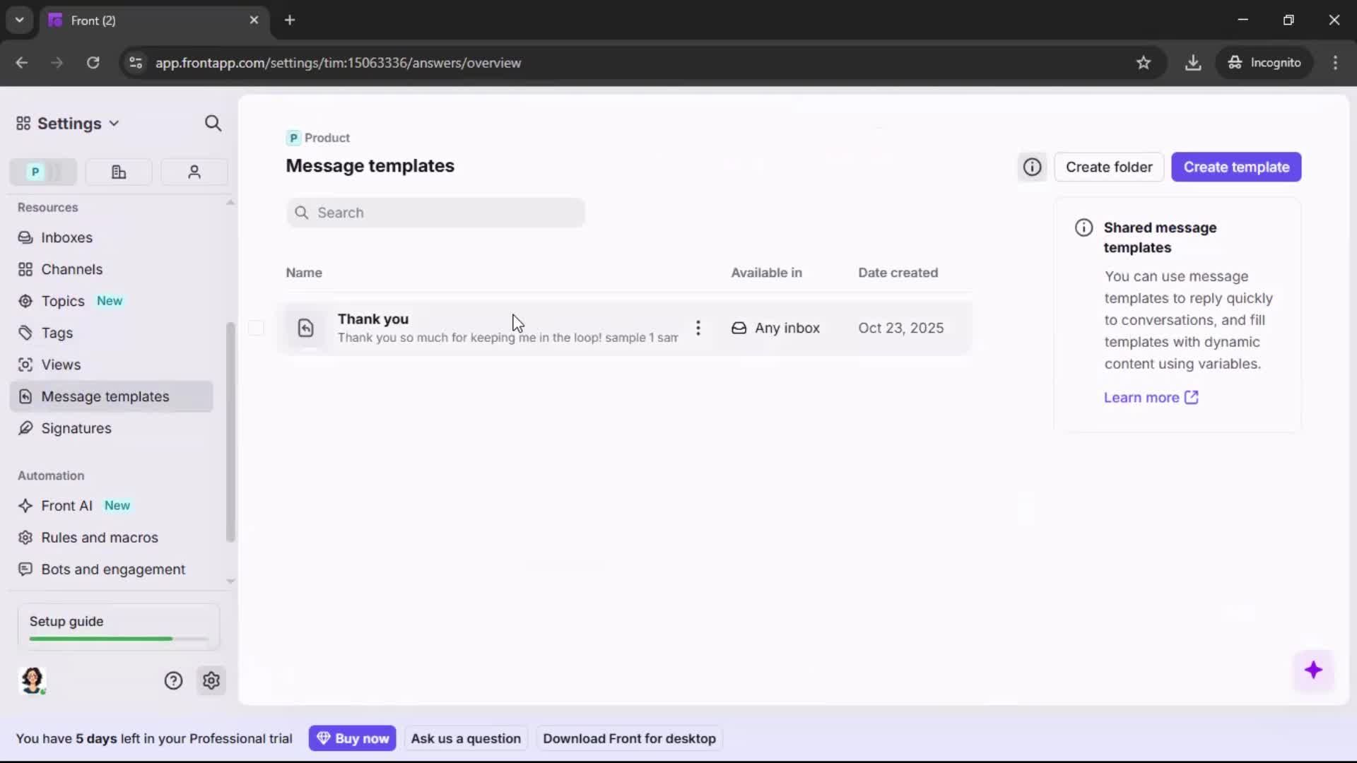 General browsing screenshot