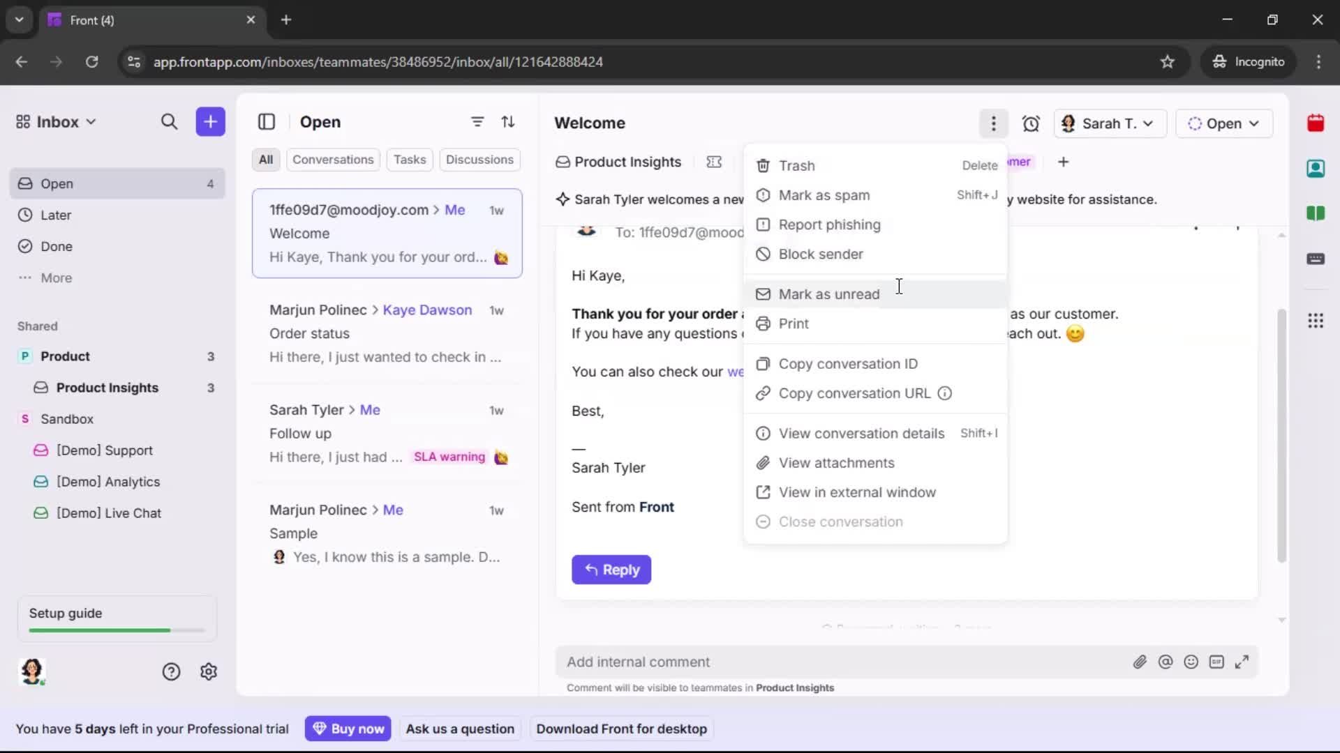 General browsing screenshot
