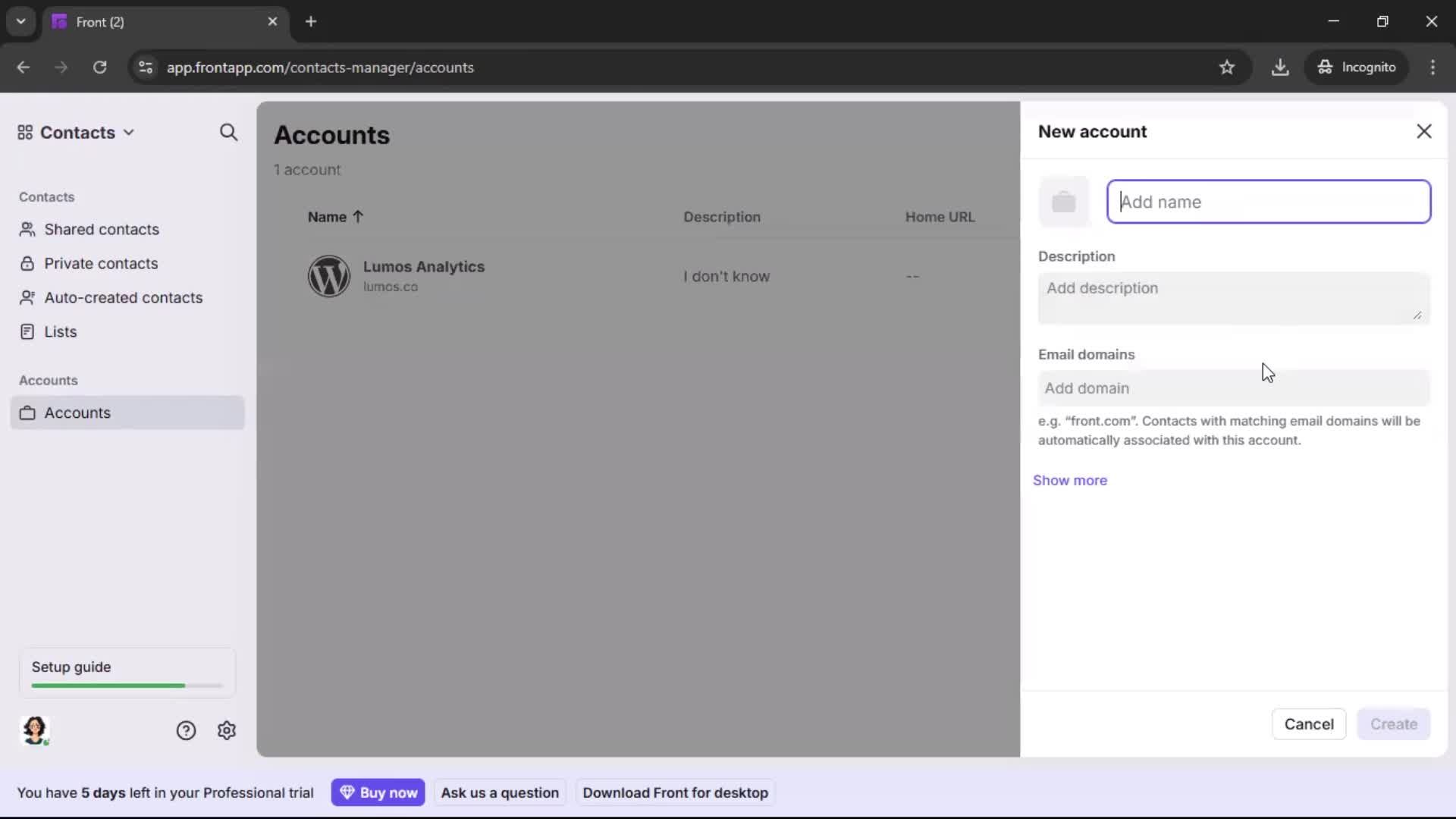 General browsing screenshot