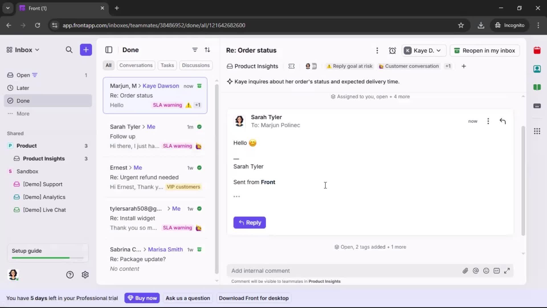 General browsing screenshot
