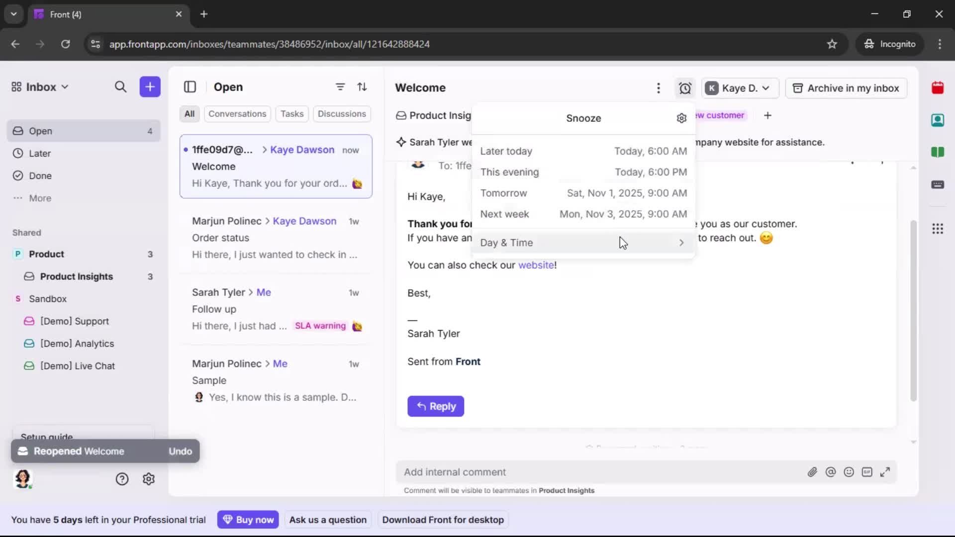 General browsing screenshot