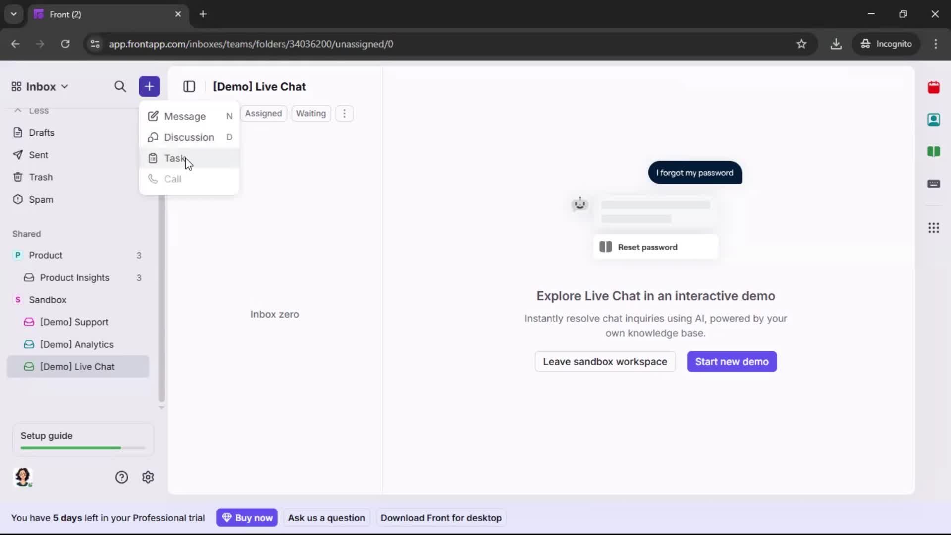 General browsing screenshot