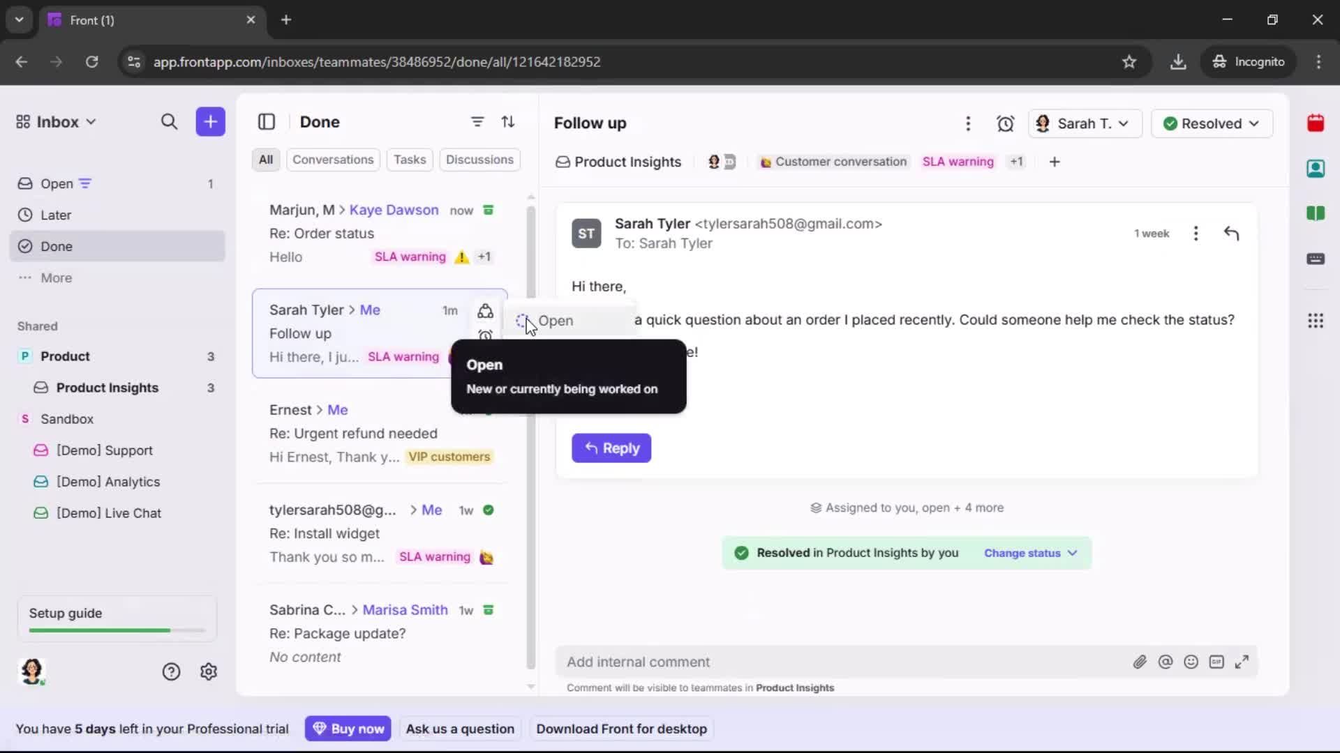 General browsing screenshot