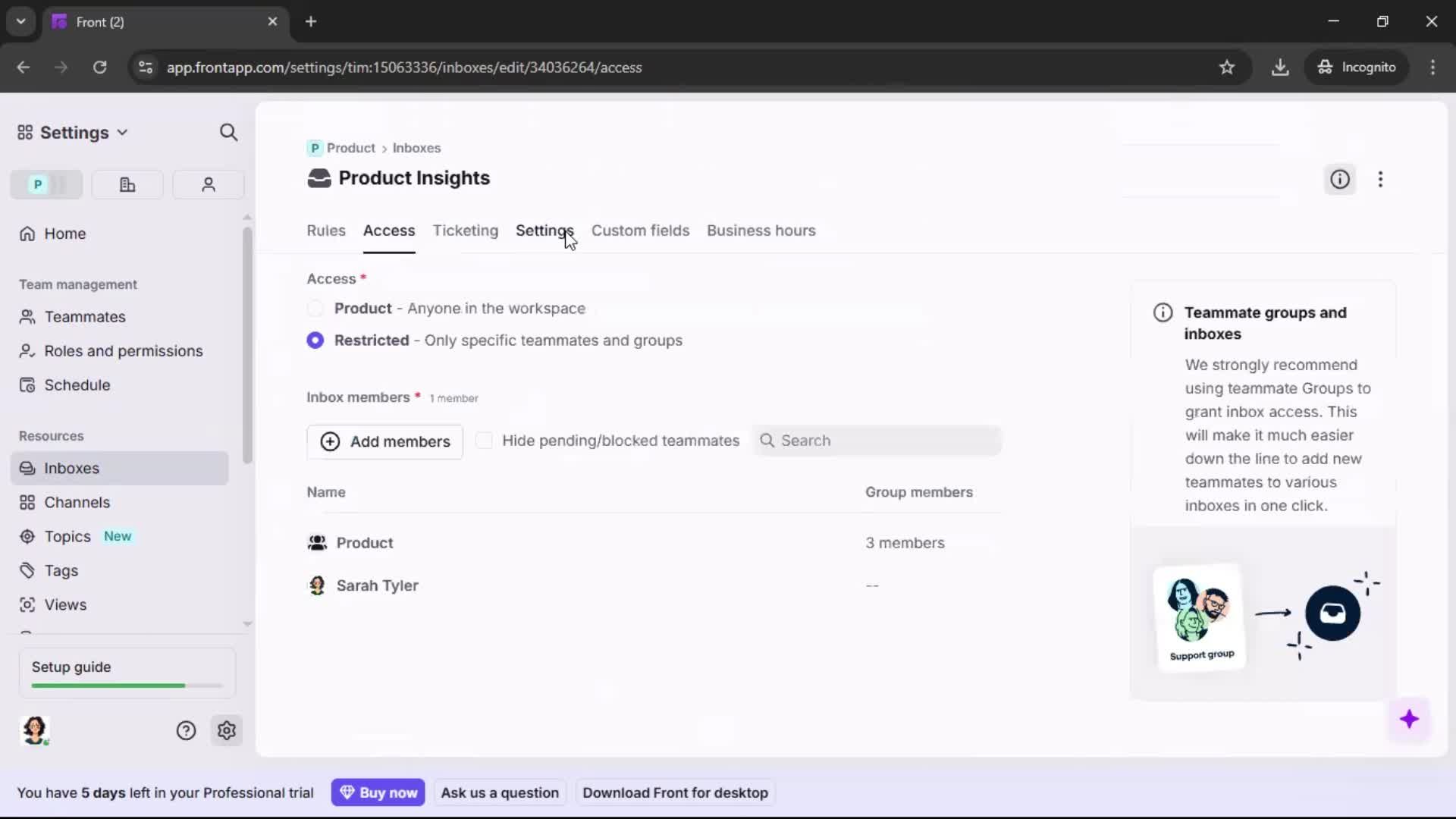 General browsing screenshot