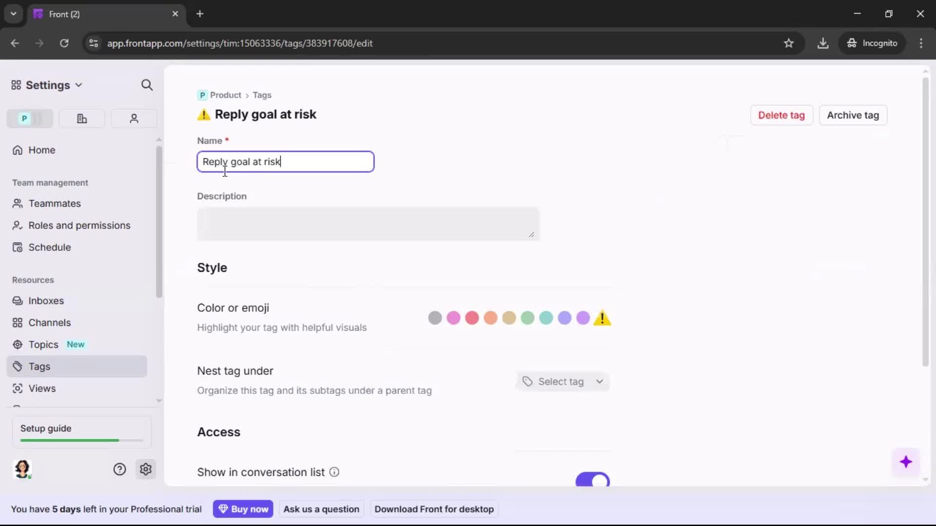 General browsing screenshot