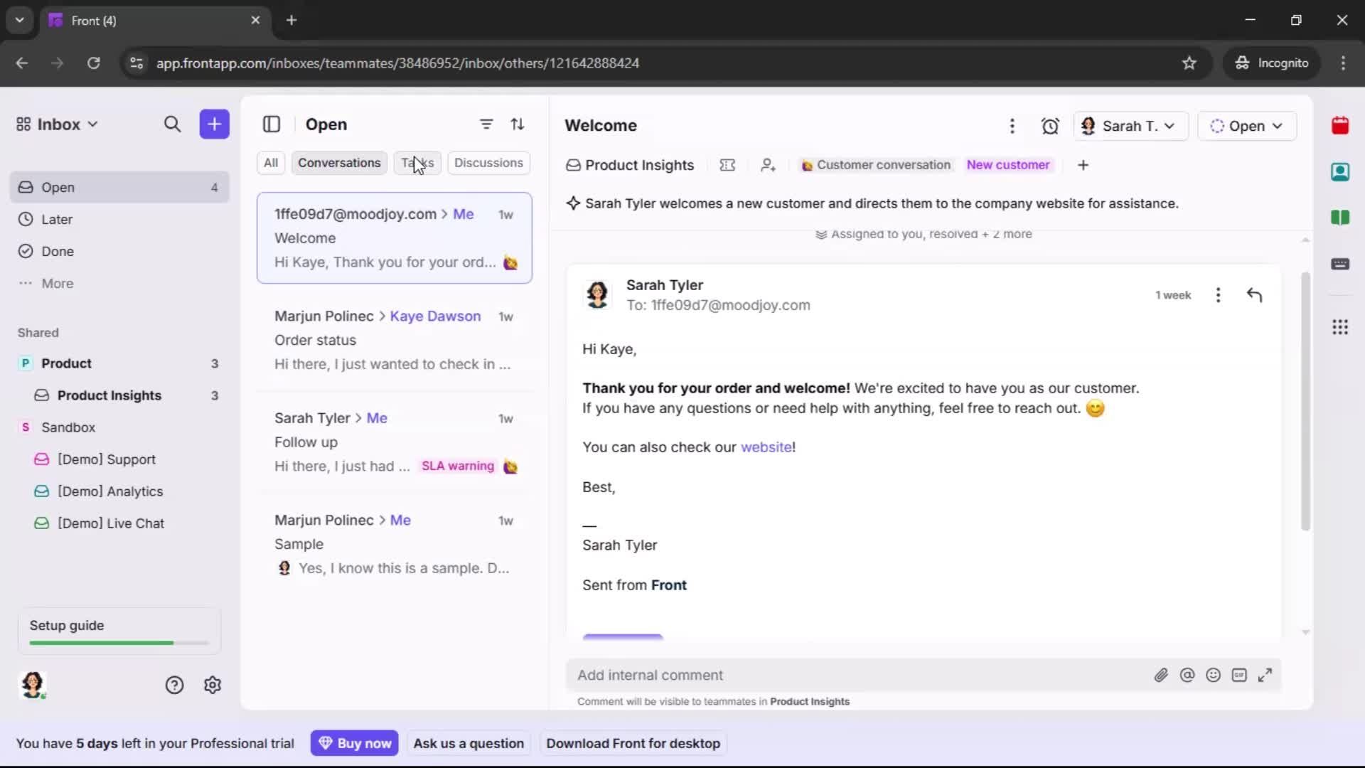 General browsing screenshot