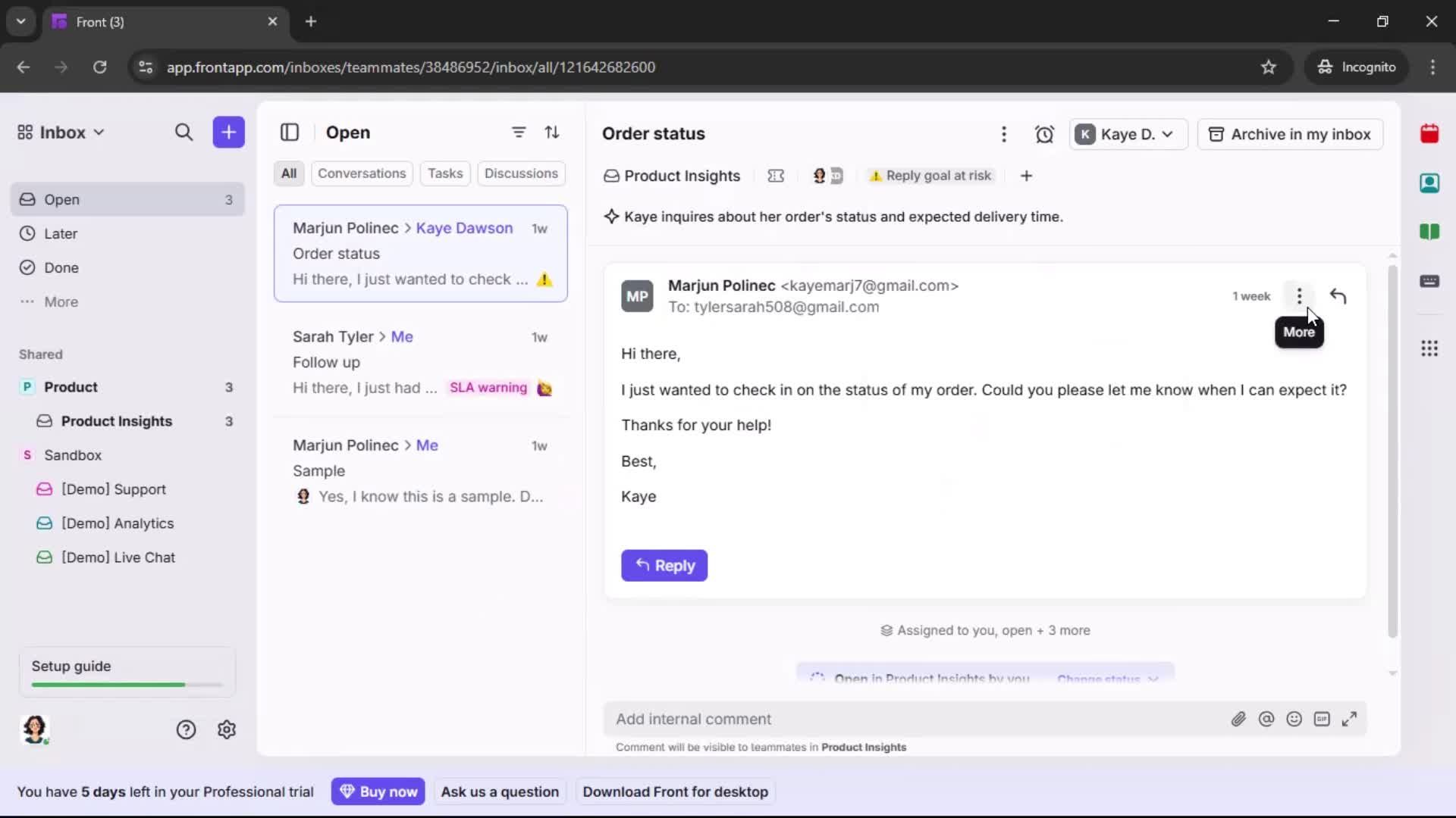 General browsing screenshot