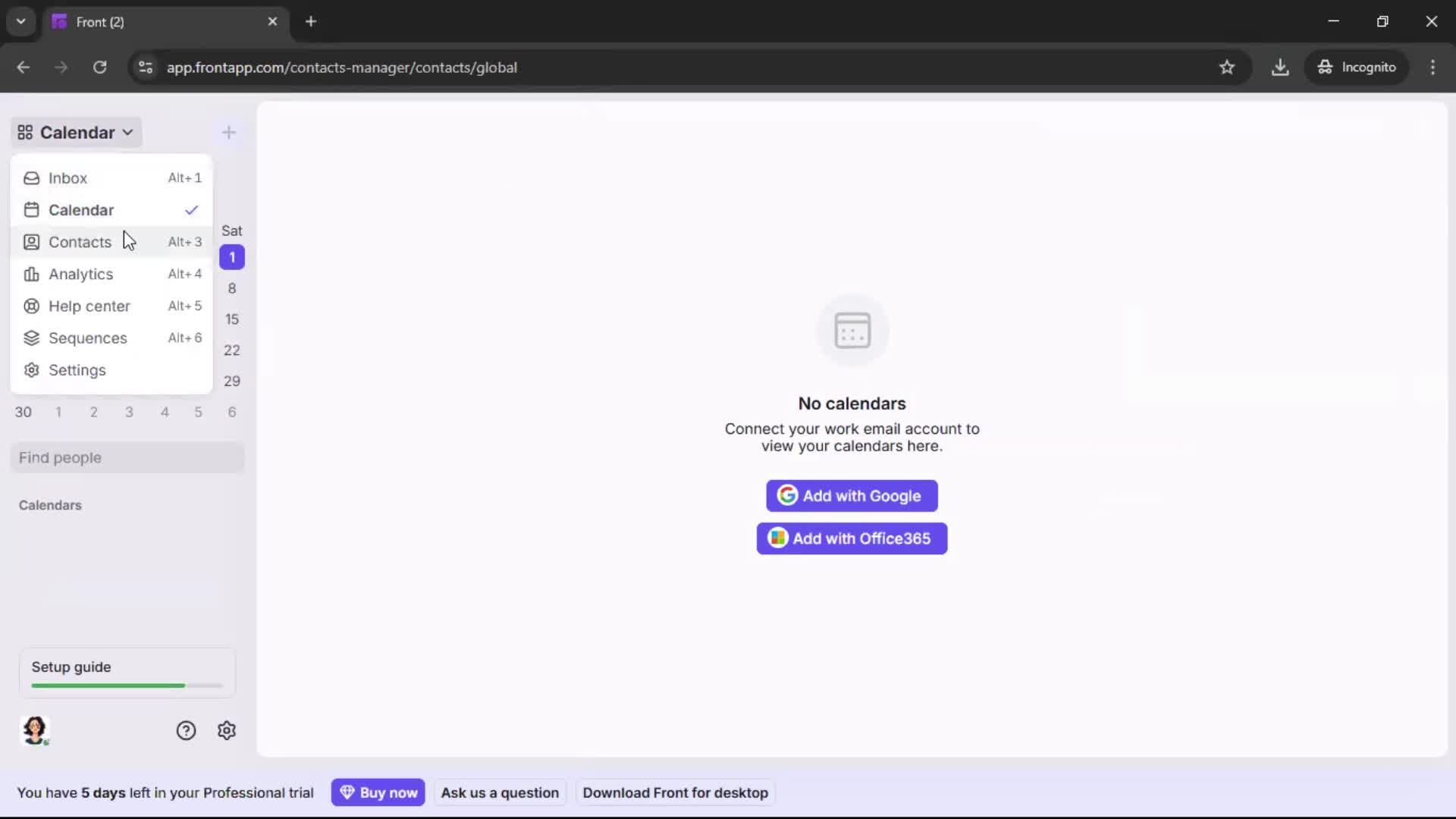 General browsing screenshot
