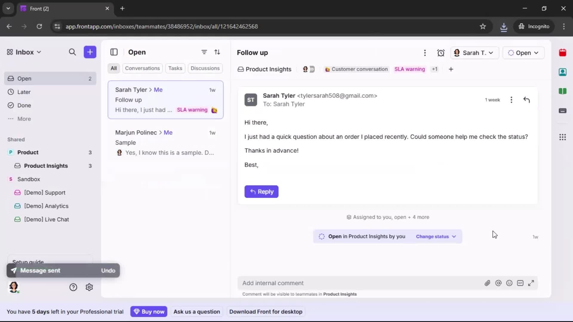 General browsing screenshot