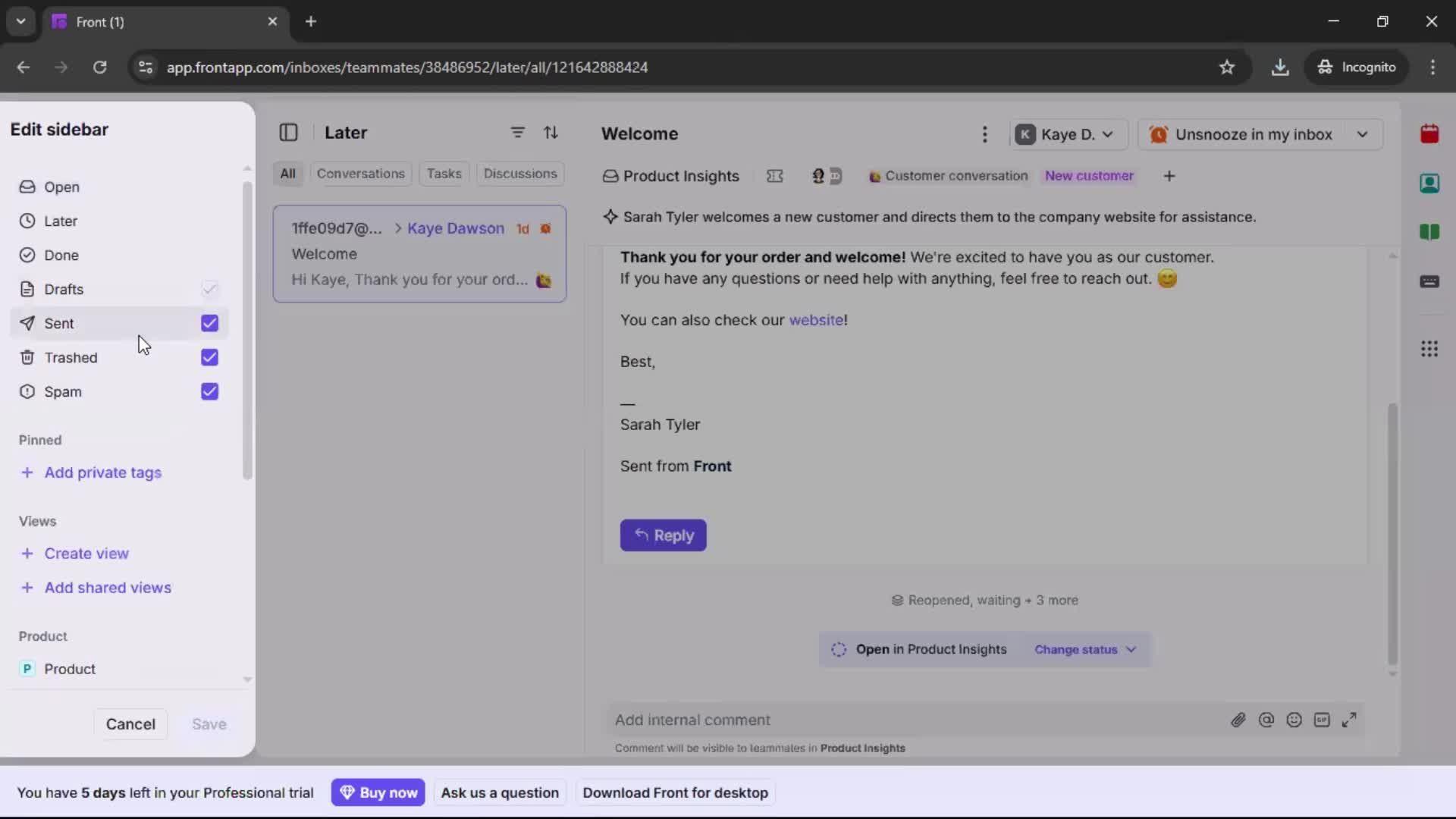 General browsing screenshot