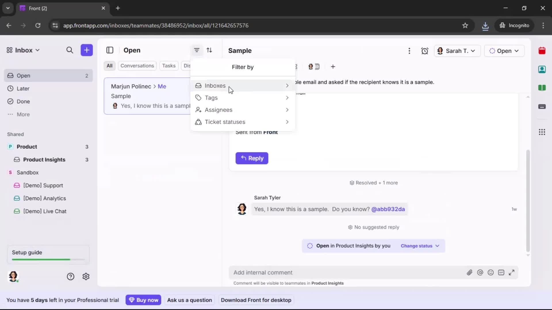 General browsing screenshot