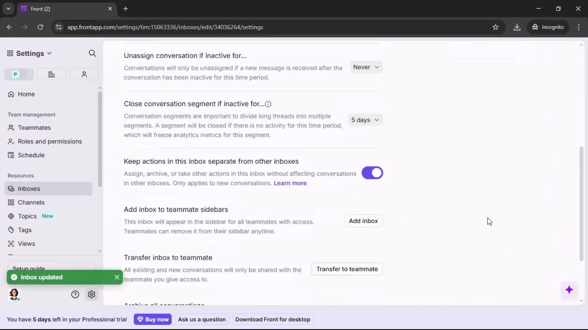 General browsing screenshot
