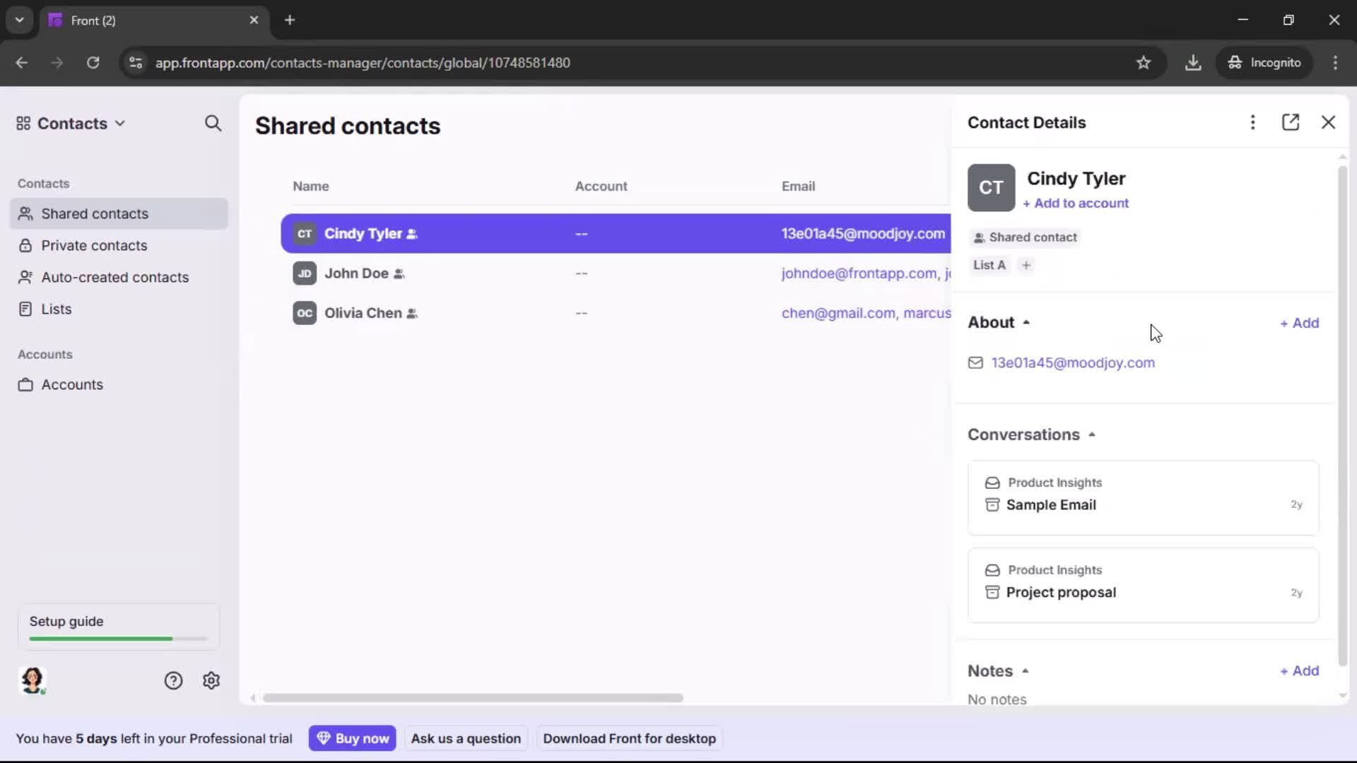 General browsing screenshot