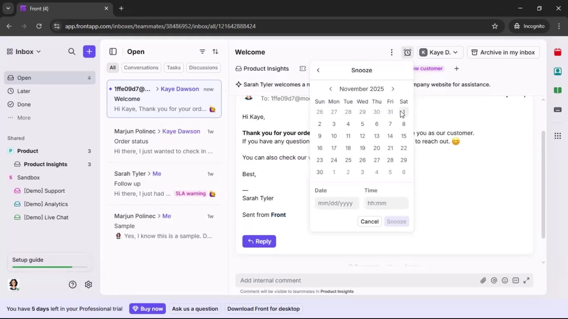 General browsing screenshot