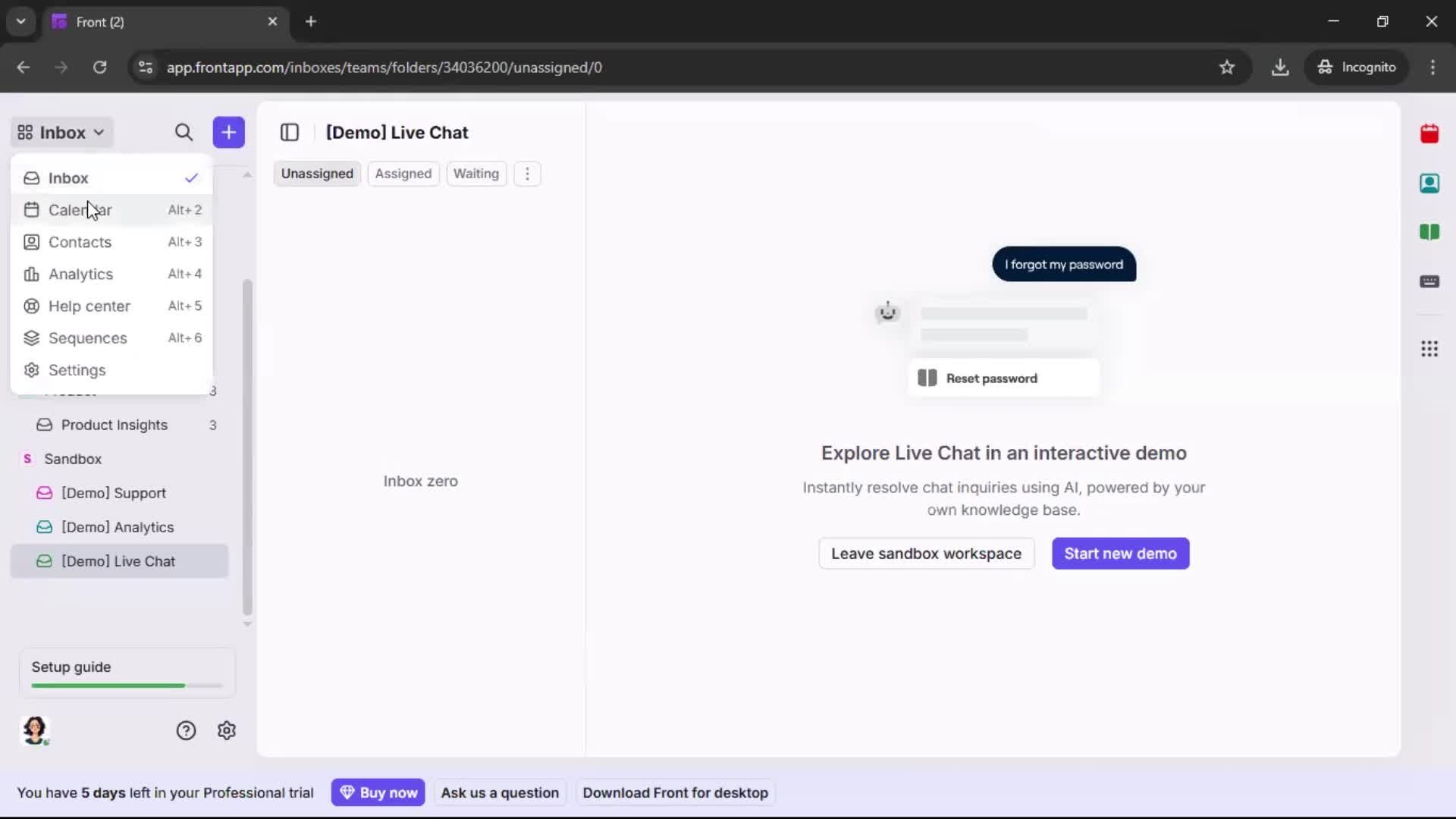 General browsing screenshot