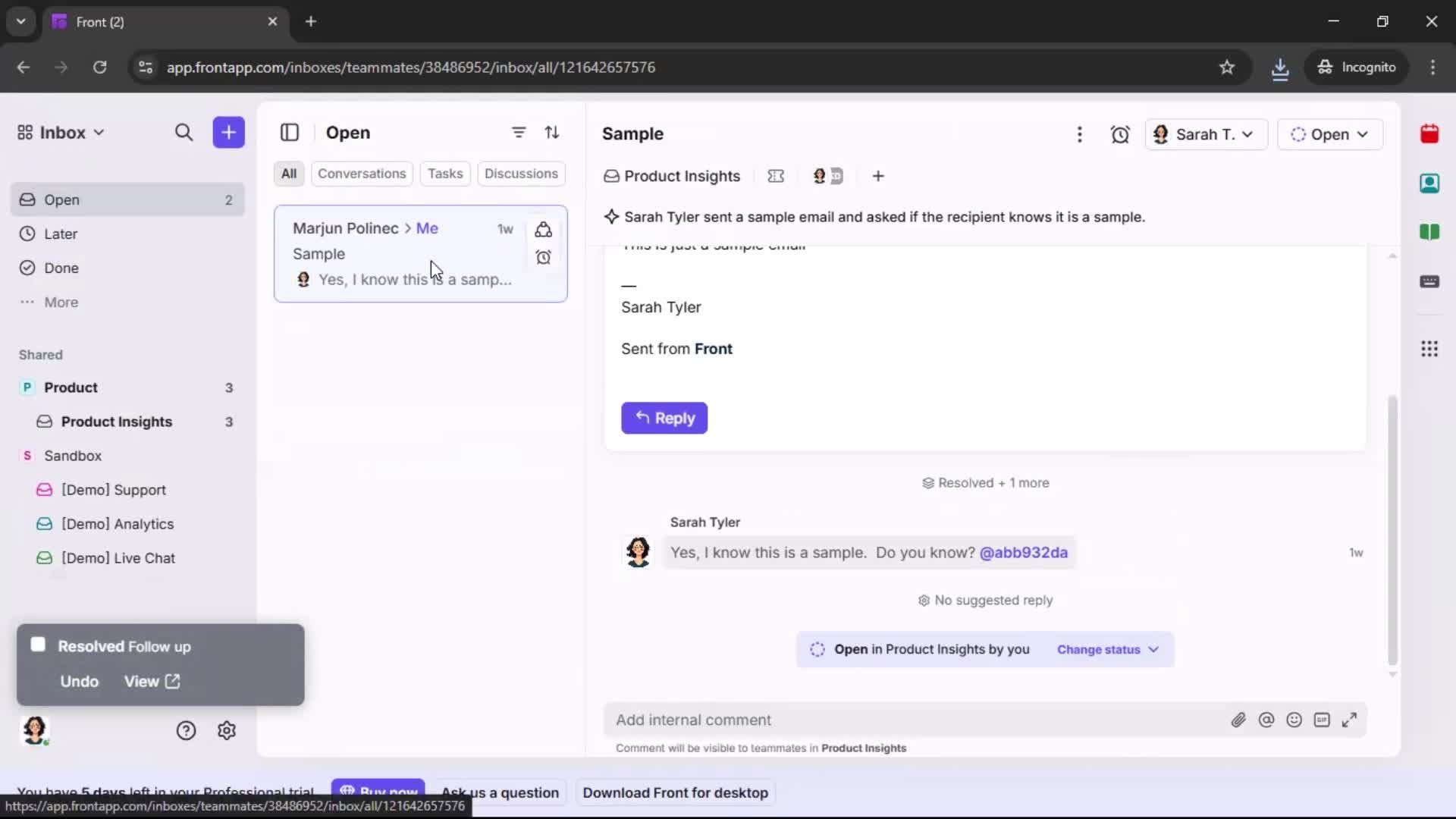 General browsing screenshot