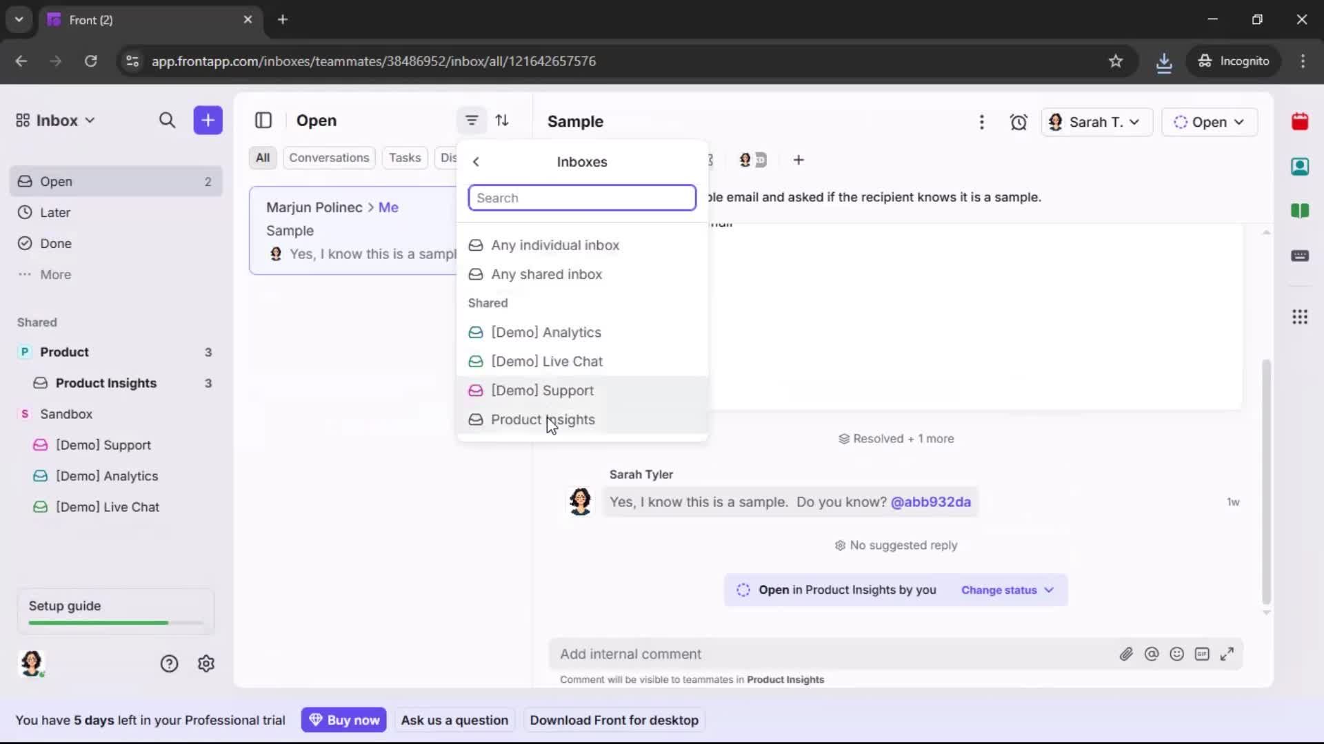 General browsing screenshot