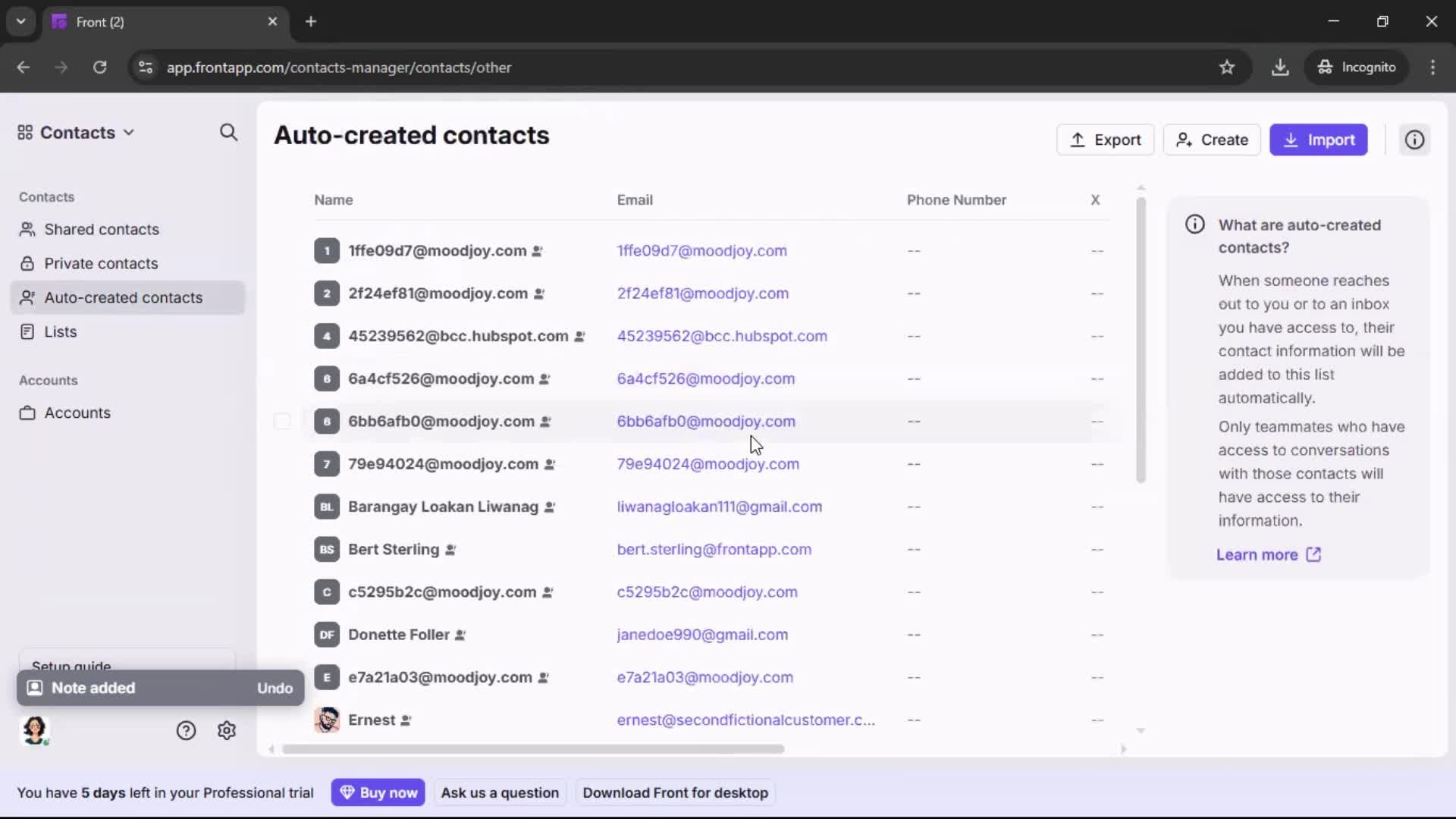 General browsing screenshot