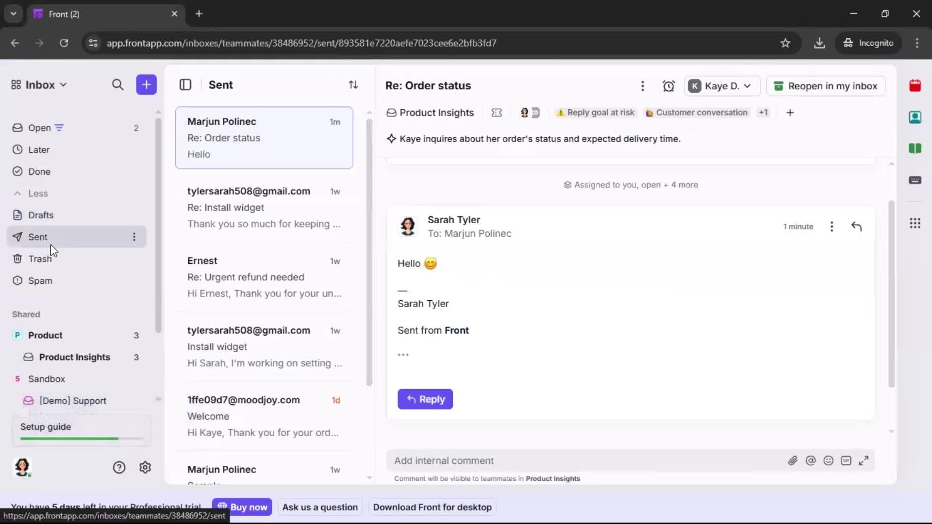 General browsing screenshot