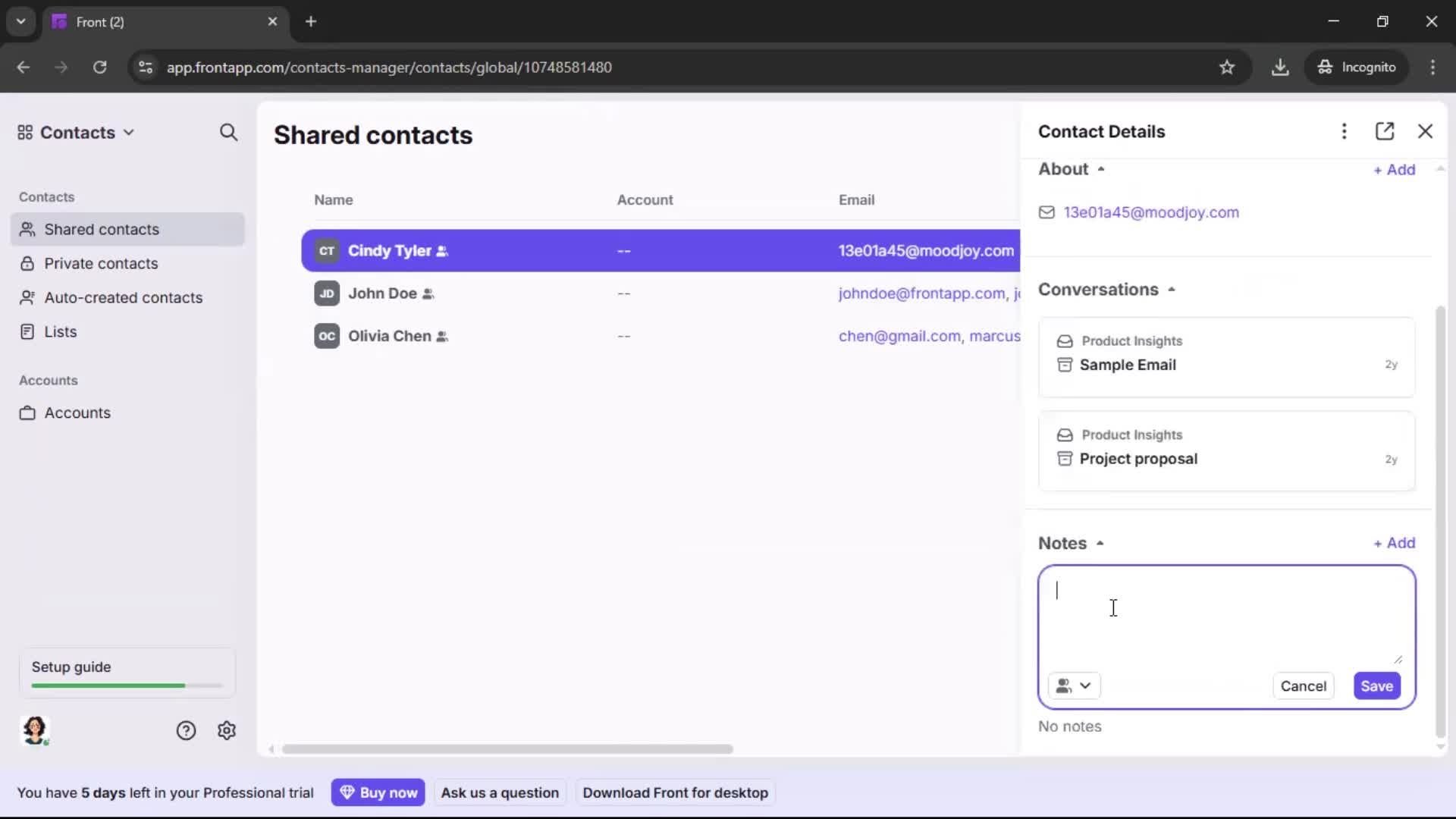 General browsing screenshot