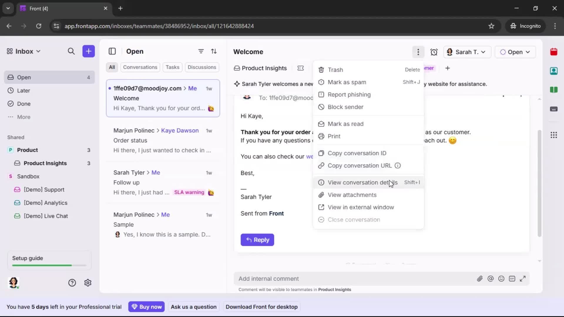 General browsing screenshot