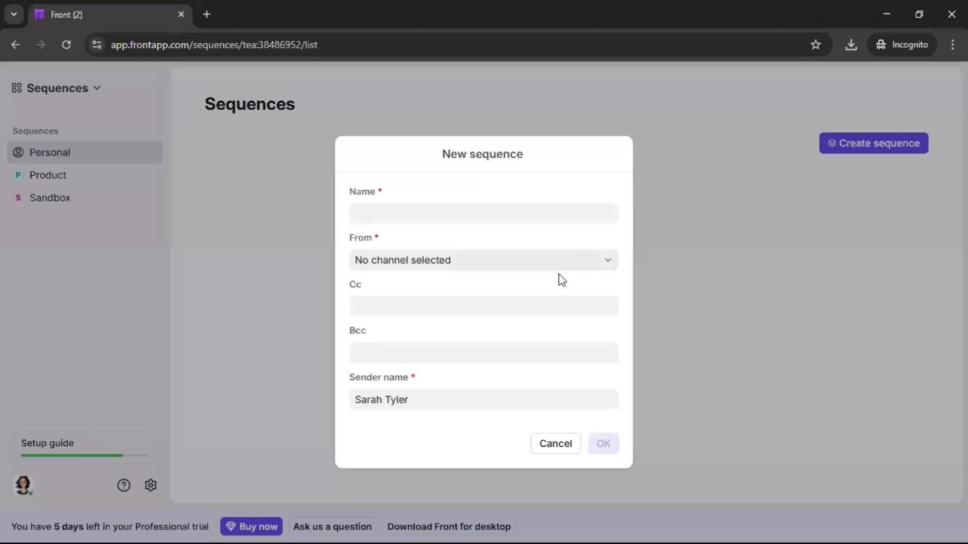 General browsing screenshot