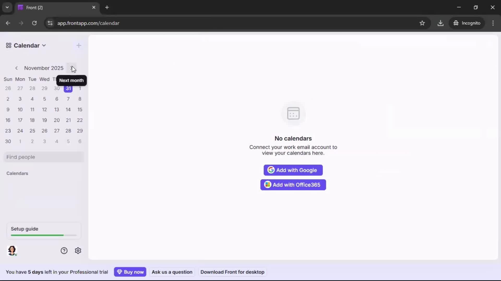 General browsing screenshot