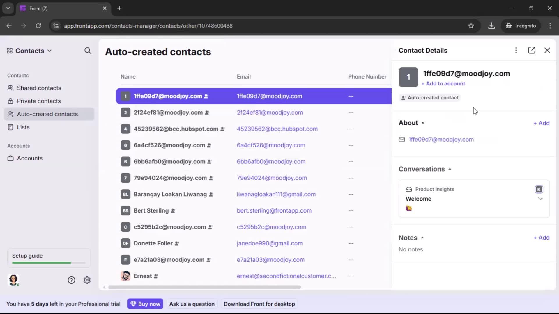 General browsing screenshot
