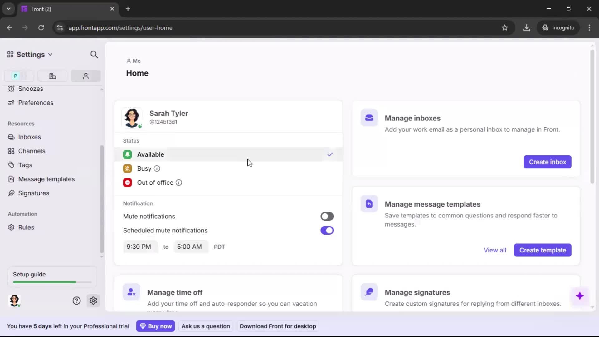 General browsing screenshot