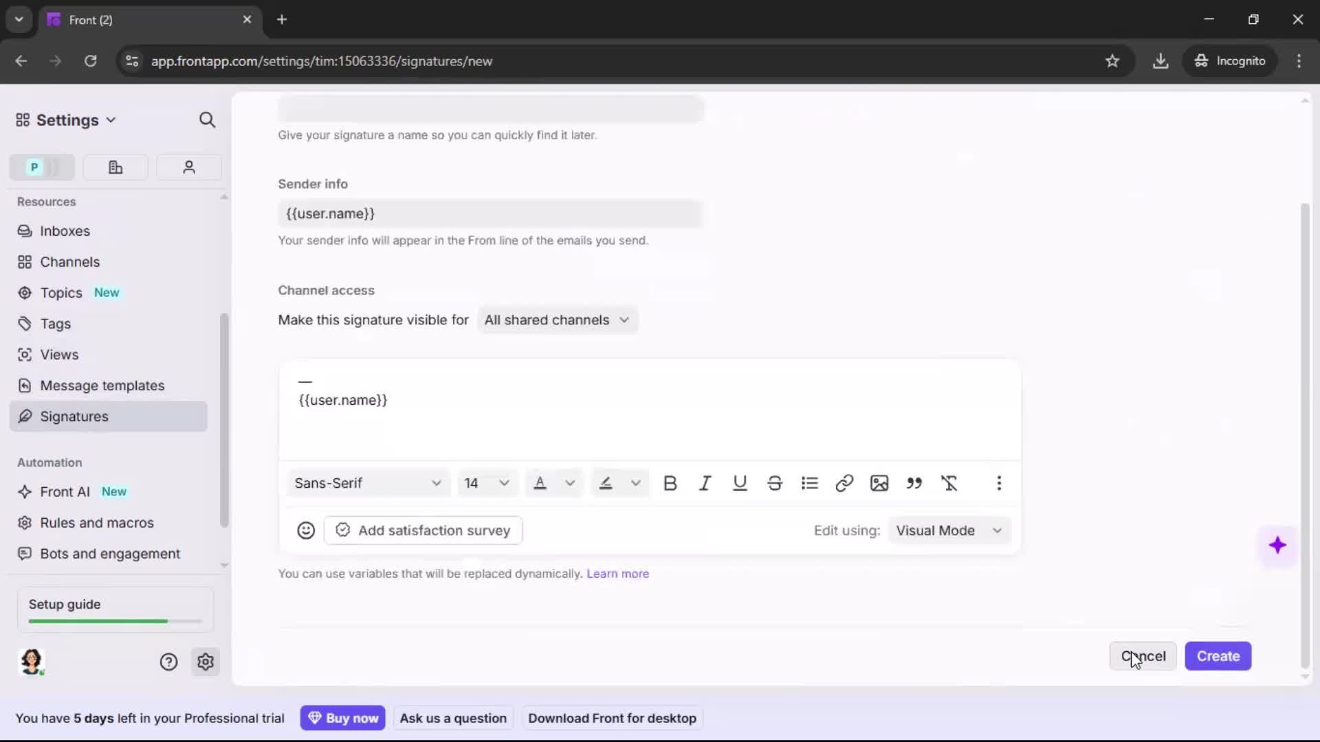 General browsing screenshot