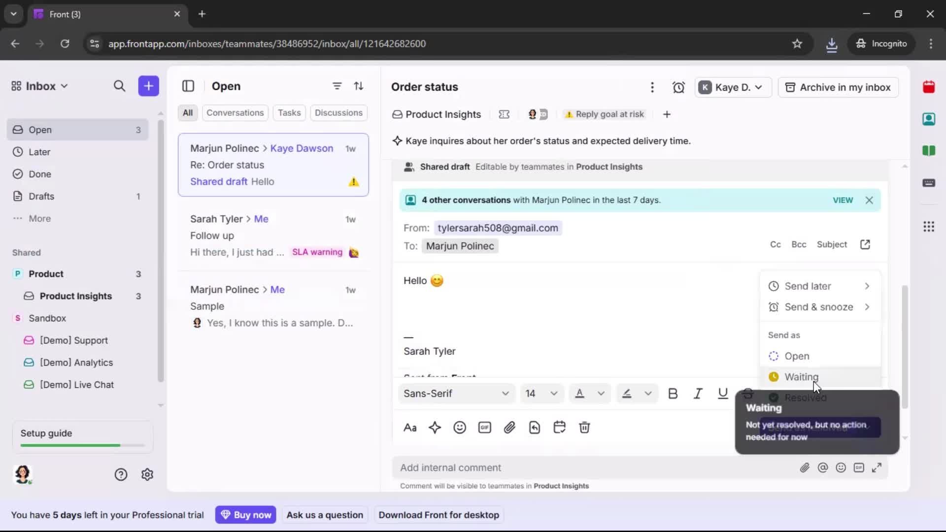 General browsing screenshot