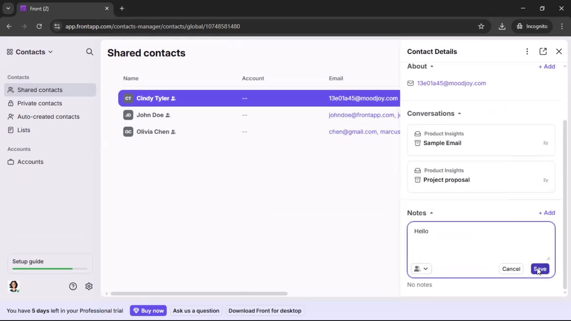 General browsing screenshot