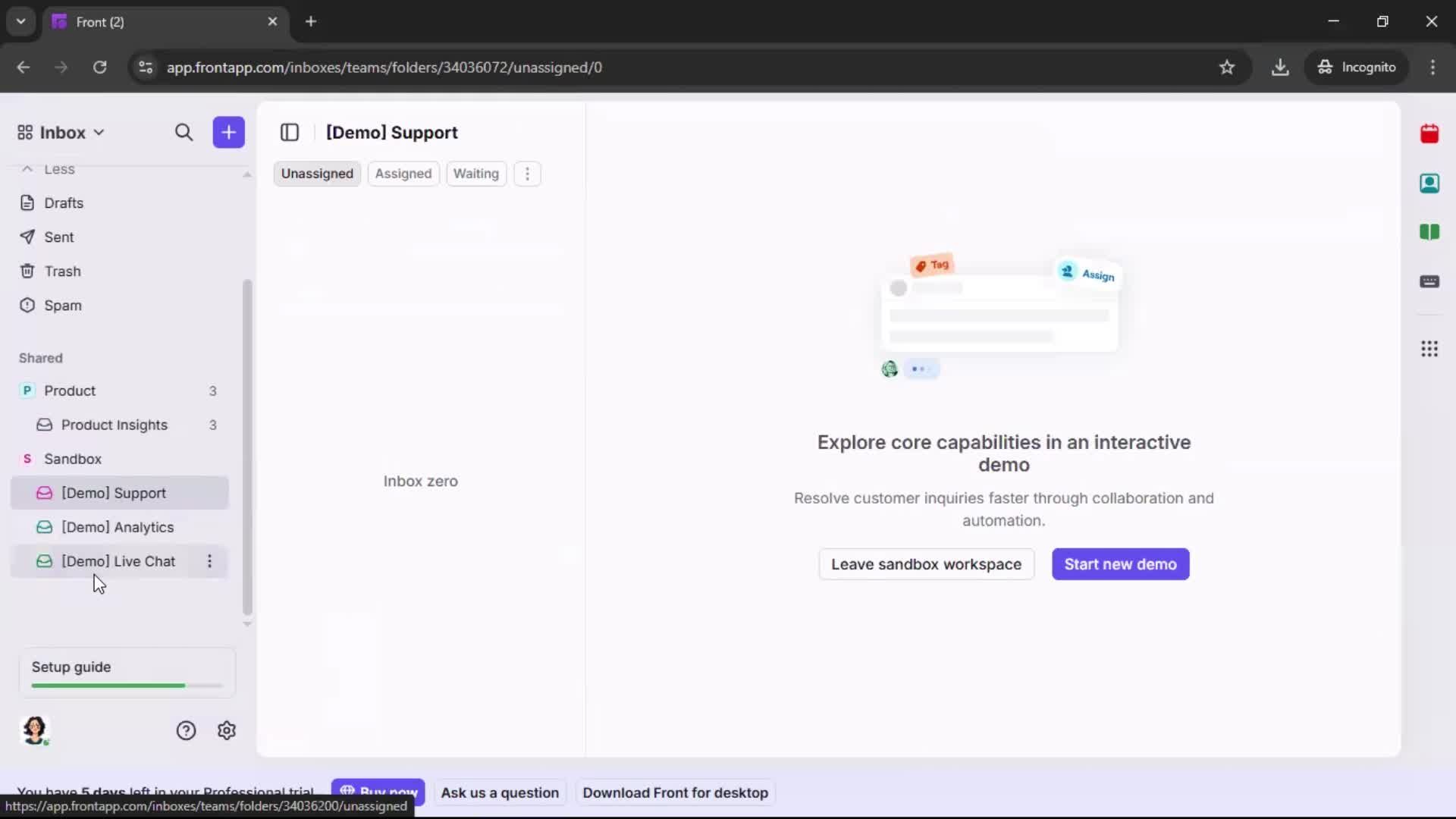 General browsing screenshot