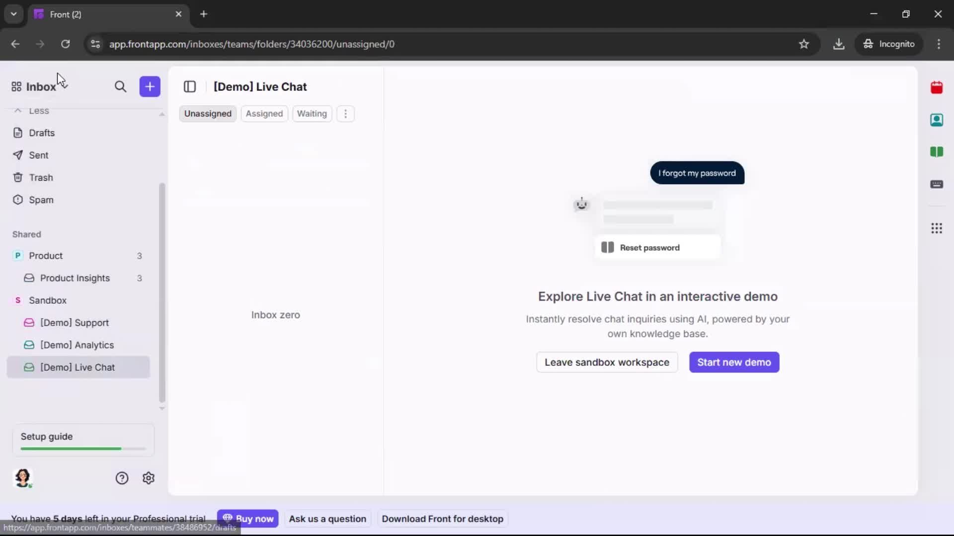 General browsing screenshot