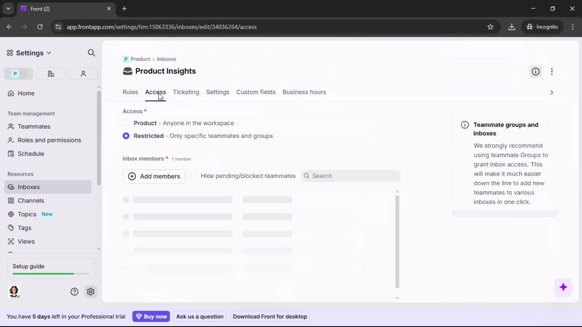 General browsing screenshot