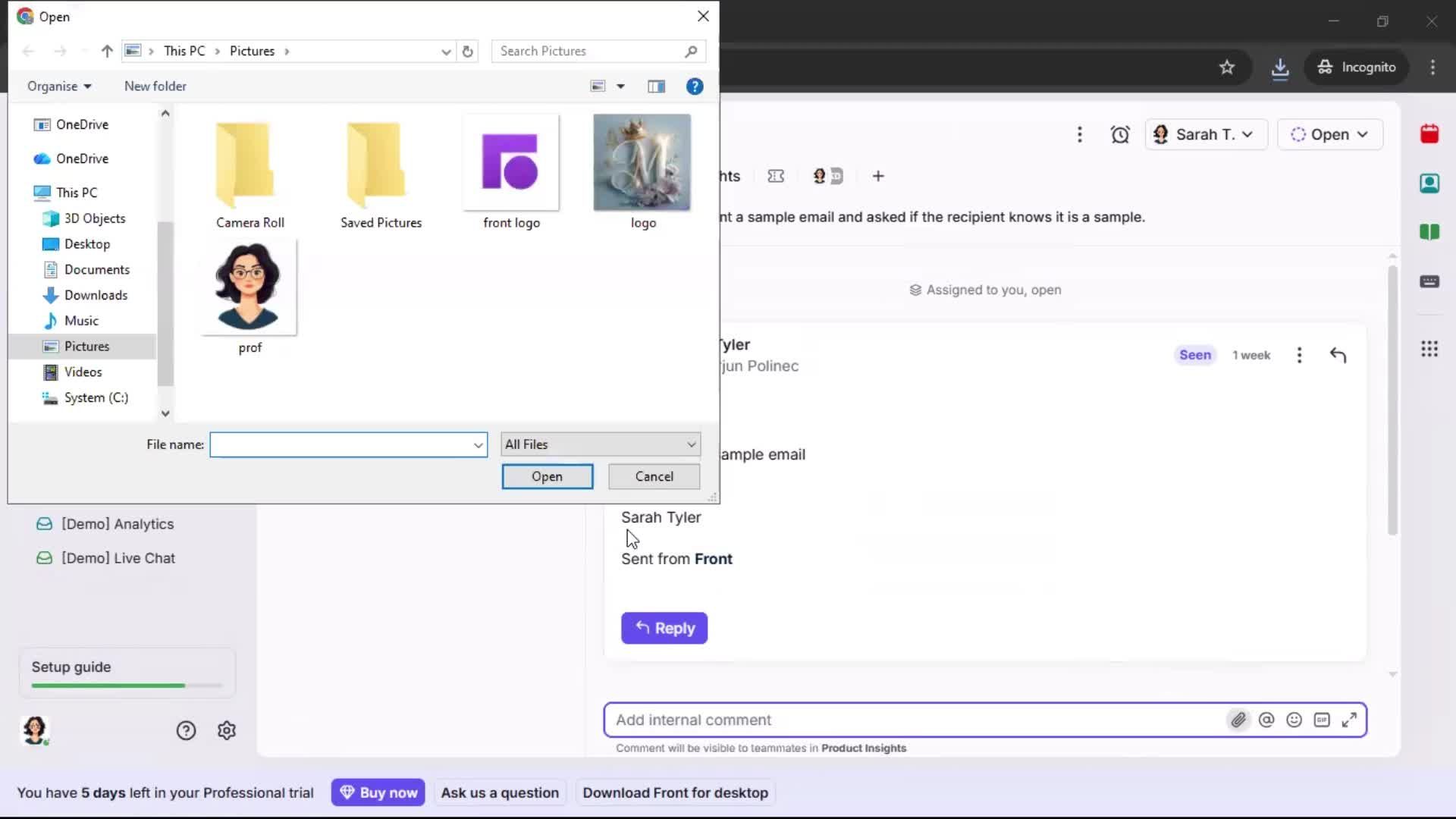 General browsing screenshot