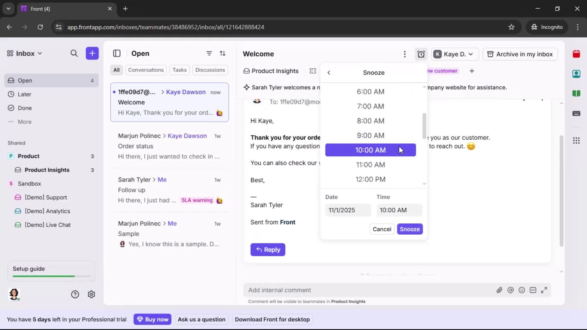 General browsing screenshot