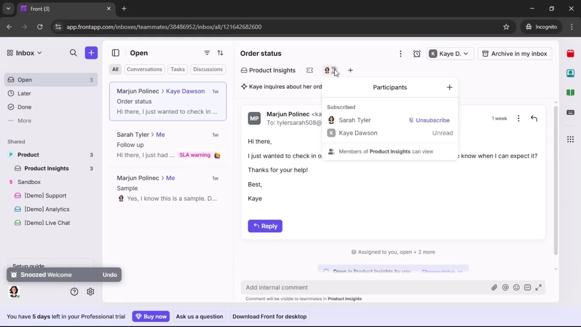 General browsing screenshot