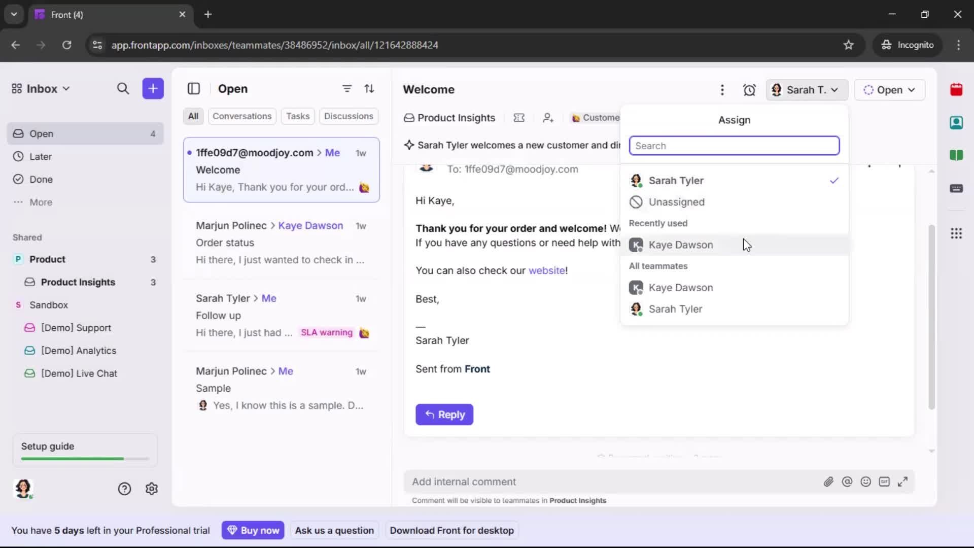 General browsing screenshot