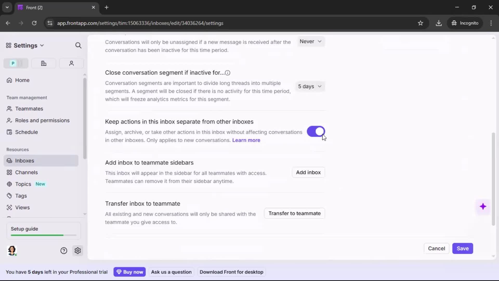 General browsing screenshot