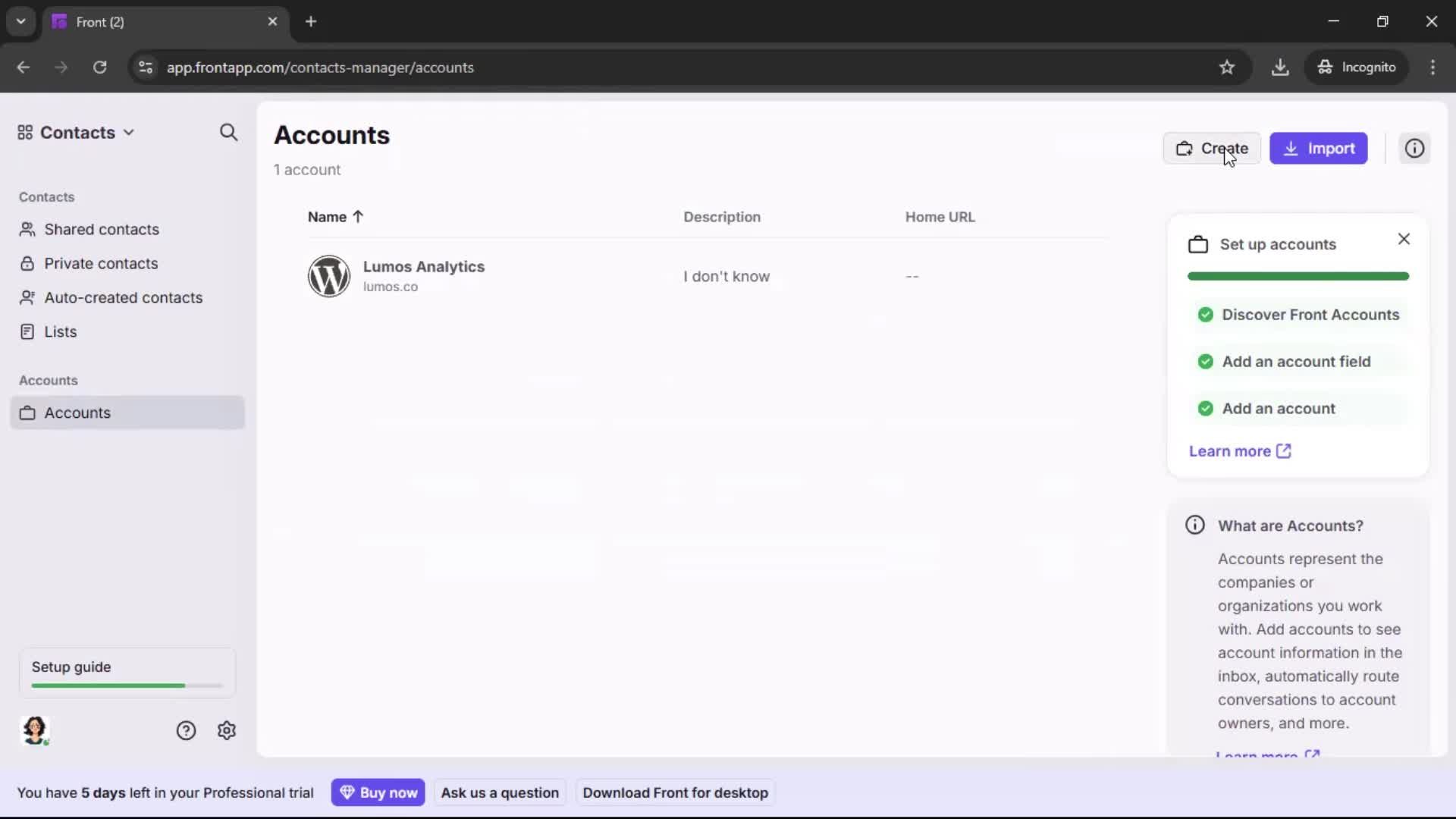 General browsing screenshot