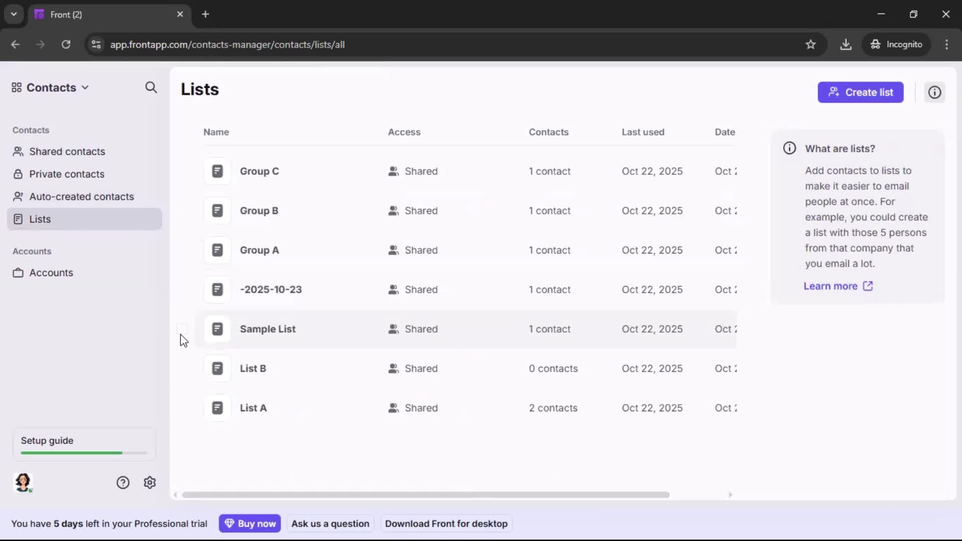 General browsing screenshot