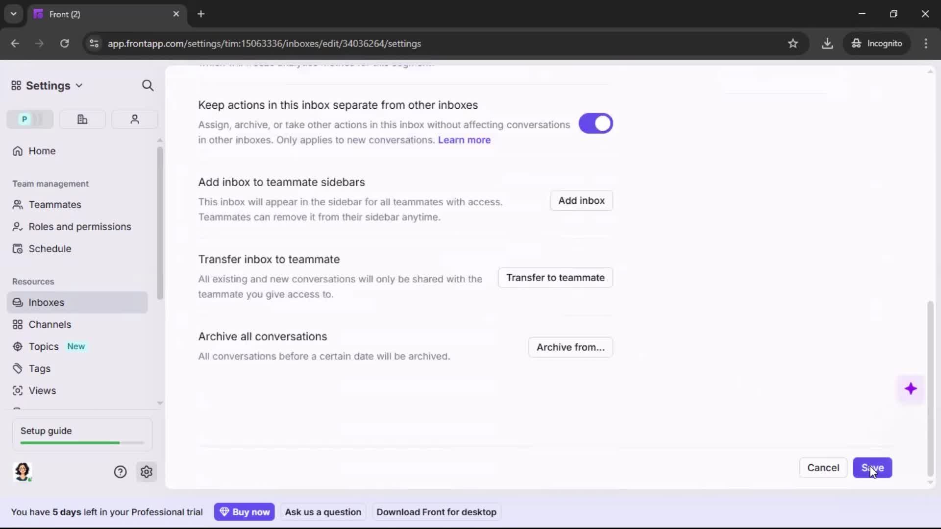 General browsing screenshot